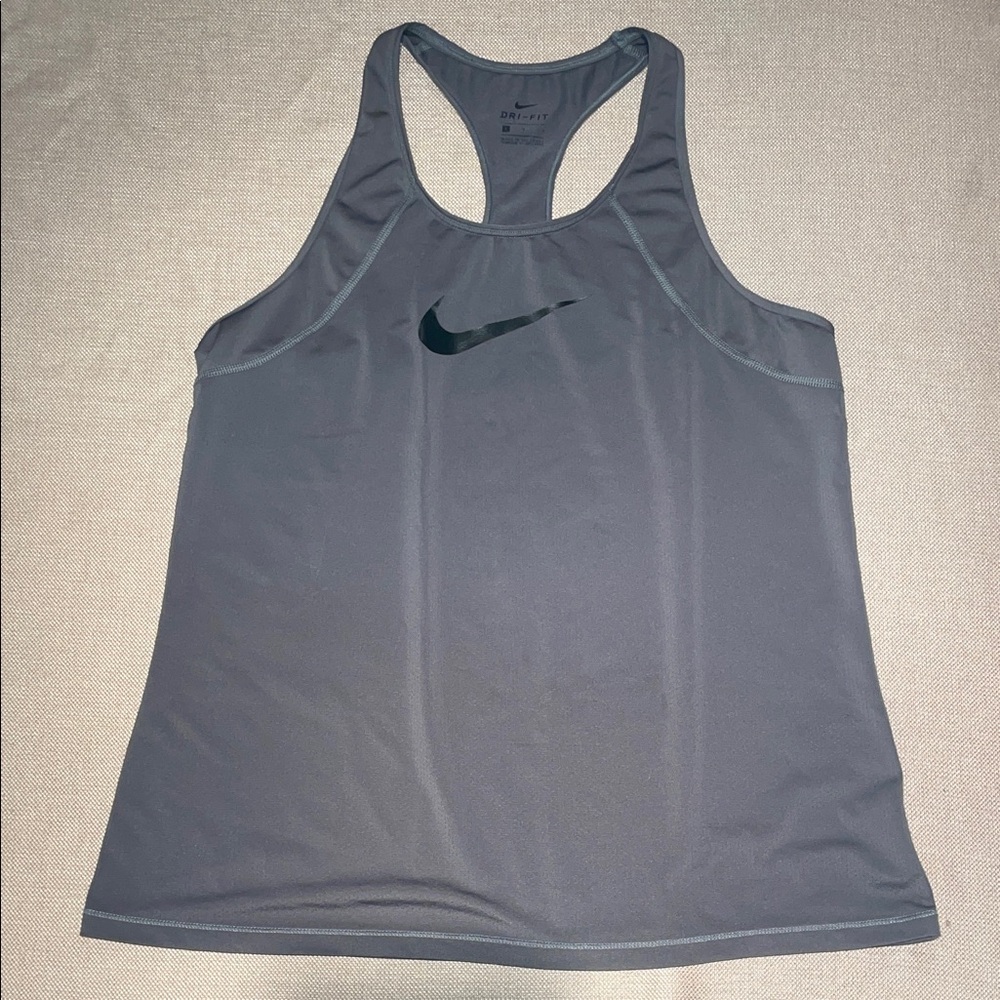 Nike Women's Gray Racerback Tank Top